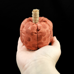 Milk Chocolate Brown Scented Fabric Pumpkin