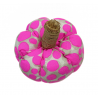 Pink Neon & Cream Scented Fabric Pumpkin