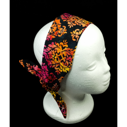 Autumn Falls Batik Self Tie Headband