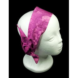 Dahlia Batik Self Tie Headband