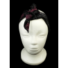 Black Spiders Lair Self Tie Headband