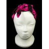 Black & Pink Enchantment Self Tie Headband