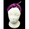 Purple Night Garden Self Tie Headband