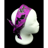 Purple Night Garden Self Tie Headband