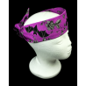 Purple Night Garden Self Tie Headband