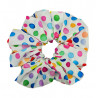 Rainbow Watercolour Spots Mega Scrunchie
