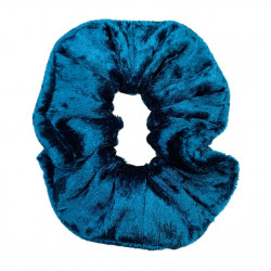 Teal Velvet Scrunchie