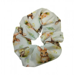 Woodland Rabbits Scrunchie