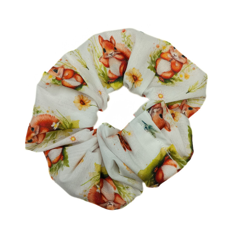 Woodland Squirrels Scrunchie