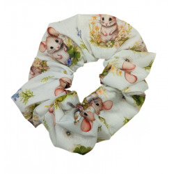 Woodland Mouse Scrunchie