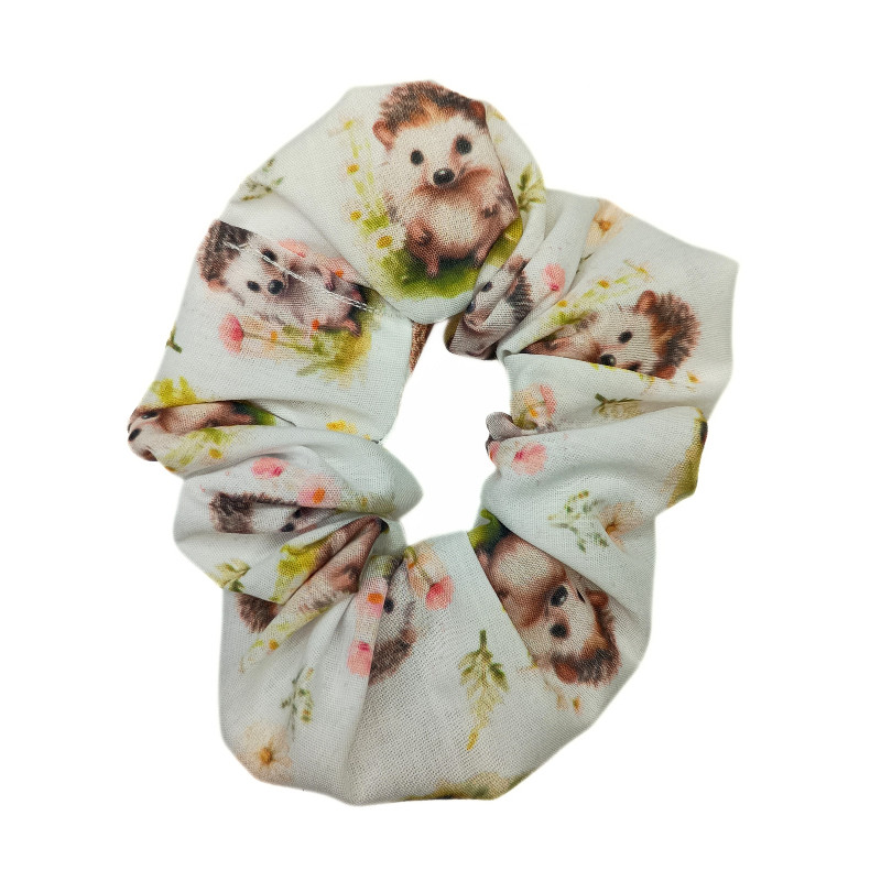 Woodland Hedgehogs Scrunchie