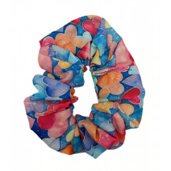 Watercolour Blue Hearts...