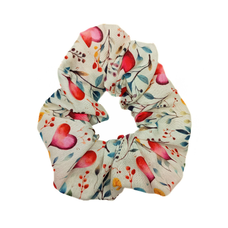 Woodland Hearts Scrunchie