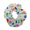 Rainbow Watercolour Spots Scrunchie