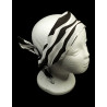 Zebra Print Self Tie Headband