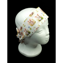 Woodland Mouse Self Tie Headband
