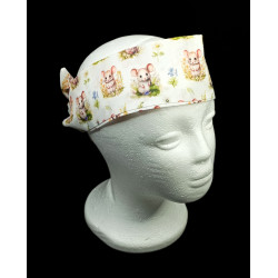 Woodland Mouse Self Tie Headband