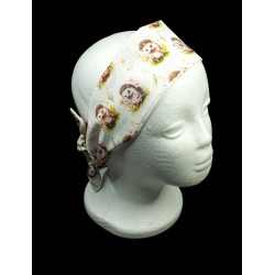Woodland Hedgehogs Self Tie Headband