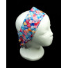 Watercolour Blue Hearts Self Tie Headband