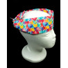 Rainbow Watercolour Hearts Self Tie Headband