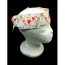 Woodland Hearts Self Tie Headband