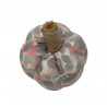 Pink & Silver Metallic Scented Fabric Pumpkin