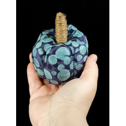 Multi Blue Scented Fabric Pumpkin