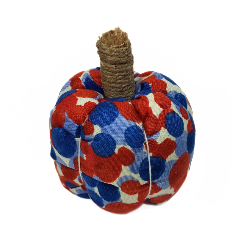 Red, White & Blue Scented Fabric Pumpkin