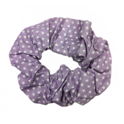 Lilac Mini Stars Scrunchie