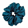 Teal Satin Mega Scrunchie