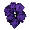 Deep Purple Satin Mega Scrunchie