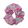 Pink Swirl Scrunchie
