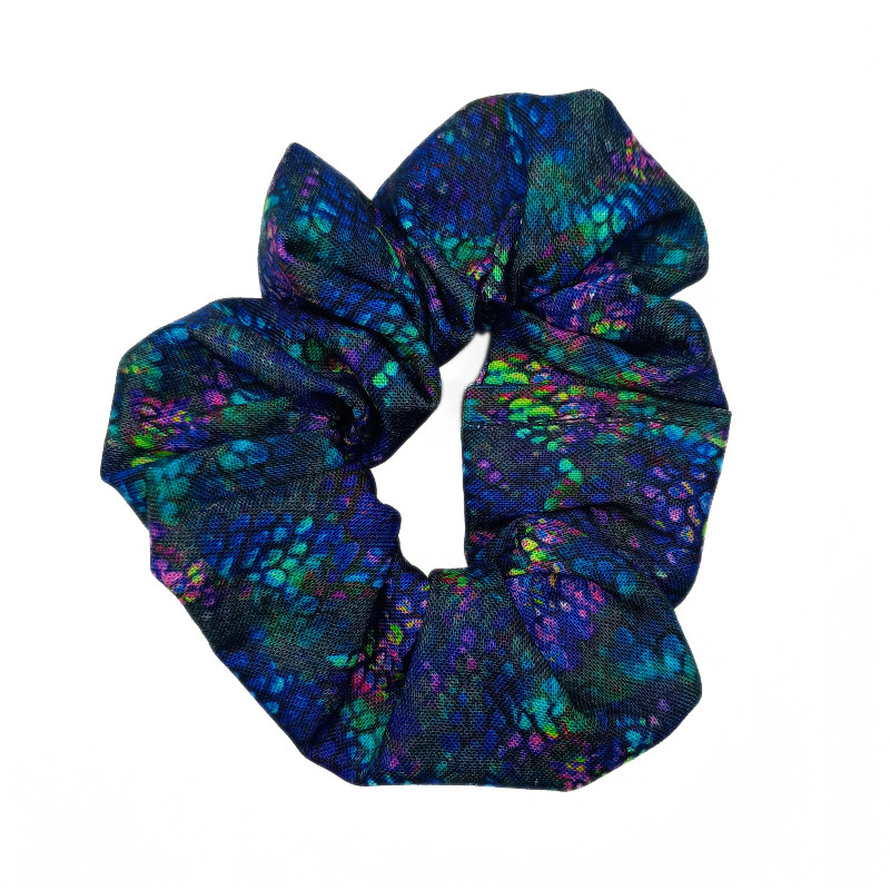 Purple Dragon Scales Scrunchie