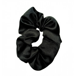 Black Satin Scrunchie