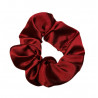 Burgundy Satin Scrunchie