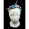 Watercolour Flowers Self Tie Headband
