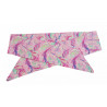 Pink Swirl Self Tie Headband
