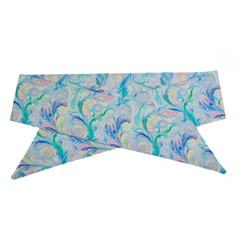 Lilac Swirl Self Tie Headband