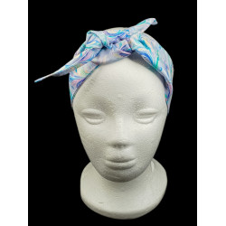 Lilac Swirl Self Tie Headband