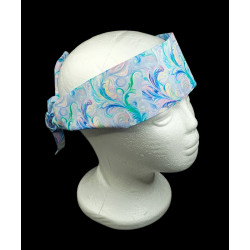 Lilac Swirl Self Tie Headband