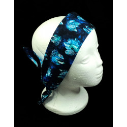 Midnight Crystal Self Tie Headband