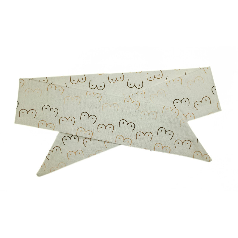 Boobies Self Tie Headband
