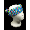 Christmas Blue Cute Penguins Self Tie Headband