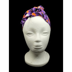 Purple Halloween Self Tie Headband