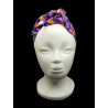 Purple Halloween Self Tie Headband