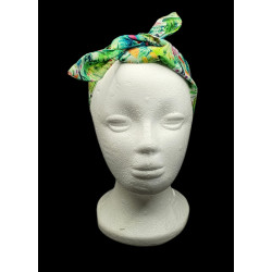 Watercolour Mushroom Self Tie Headband