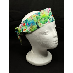Watercolour Mushroom Self Tie Headband