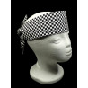 Chequered Flag Self Tie Headband