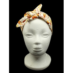 Continental Coffee Self Tie Headband