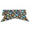 Black Pastel Hearts Self Tie Headband